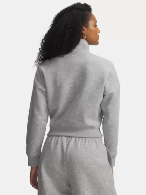 Dámska mikina UNDER ARMOUR RIVAL FLEECE SCRIPT HZ 6012292-011 ŠEDÁ