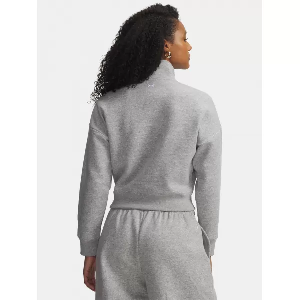  Dámska mikina UNDER ARMOUR RIVAL FLEECE SCRIPT HZ 6012292-011 ŠEDÁ 