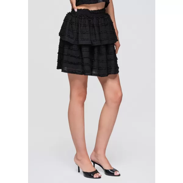  Dámska sukňa OMBRE OW-GL-E0014 BLACK 