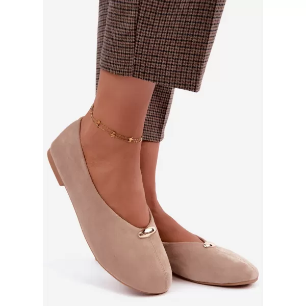  Dámske baleríny BOTO JH607P BEIGE 