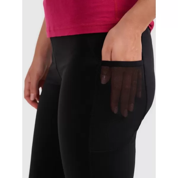  Dámske legíny 4F WAW25TFTIF373 DEEP BLACK 