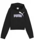 Detská mikina PUMA ESS 2 COLOR NO. 1 LOGO SHORT LENGTH HOOD 68607255 PUMA BLACK/LIGHT LAVENDER