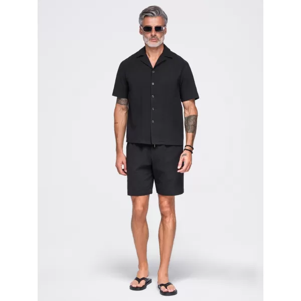  Pánske kraťasy OMBRE OM-SRCS-0209 BLACK 