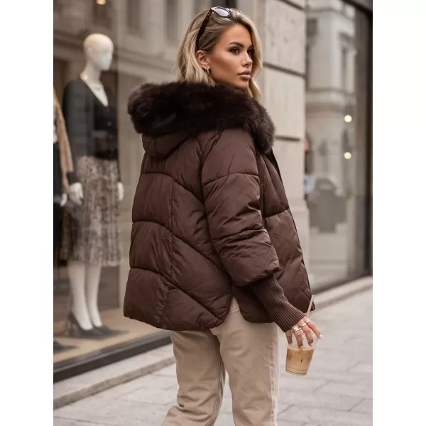  Dámska bunda DSTREET TY5991 HNEDÁ 