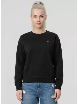 Dámska mikina 4F WMM00TSWSF2534 DEEP BLACK