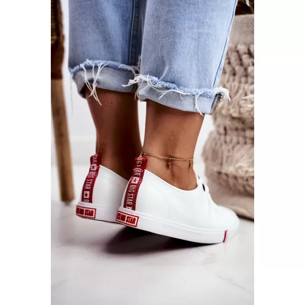  Dámske tenisky BIG STAR SHOES GG274005 WHITE/RED 