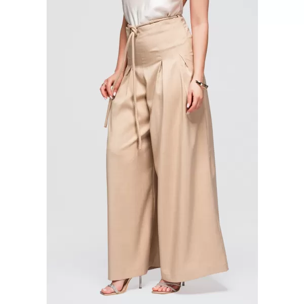  Dámske nohavice OMBRE OW-PA-E0014 TAUPE 