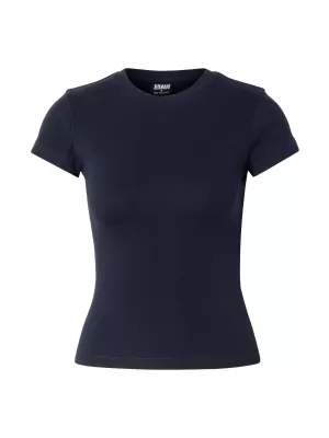 Dámske tričko URBAN CLASSICS TB8569-01641 MIDNIGHT NAVY