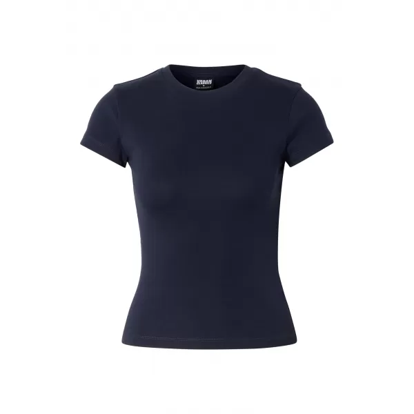  Dámske tričko URBAN CLASSICS TB8569-01641 MIDNIGHT NAVY 