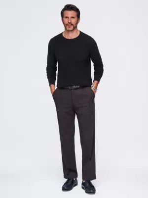 Pánsky sveter OMBRE OM-SWSW-0119 BLACK