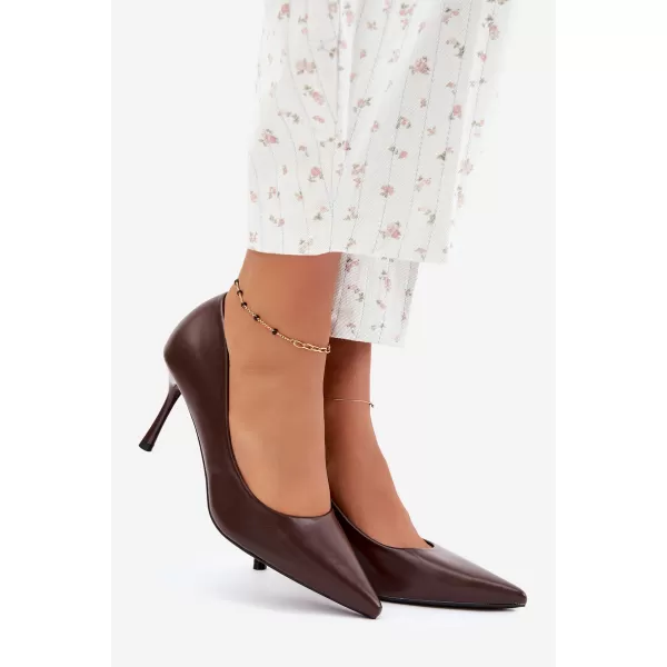  Dámske lodičky BOTO D-1295 BROWN 