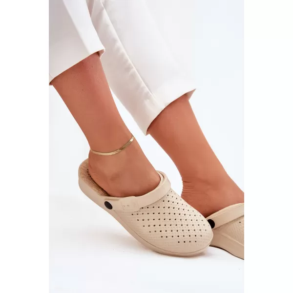  Dámske šľapky BOTO 25SD11-8981 BEIGE 