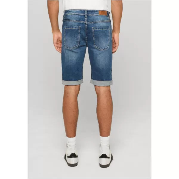  Pánske kraťasy URBAN CLASSICS TB8457 MID DEEP BLUE WASHED 