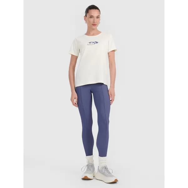  Dámske legíny 4F WAW25TTIGF237 DENIM 