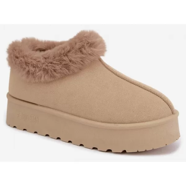  Dámske snehule BIG STAR SHOES UU274204 BEIGE 