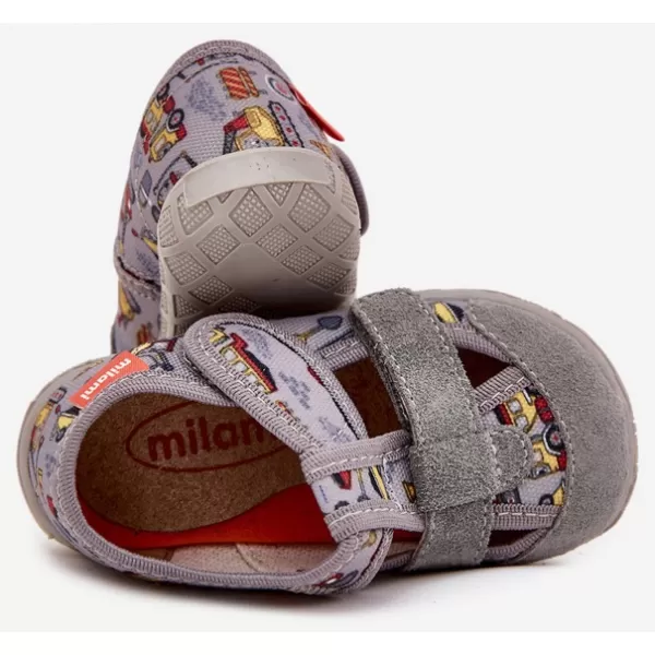  Detské papuče MILAMI 118/BR-32 ŠEDÁ 