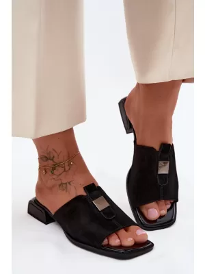 Dámske šľapky D&A JC61-1002 BLACK