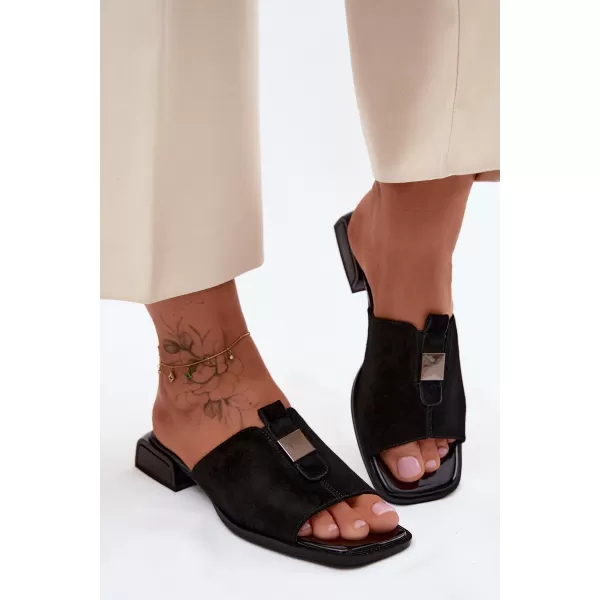  Dámske šľapky D&A JC61-1002 BLACK 