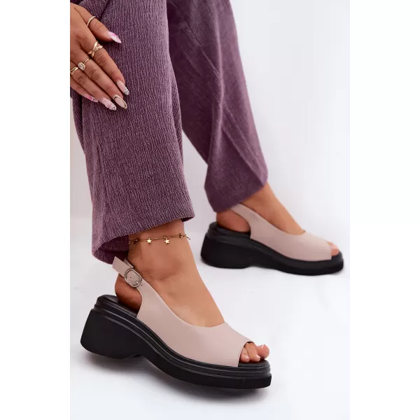  Dámske sandále VINCEZA 66936 BEIGE 