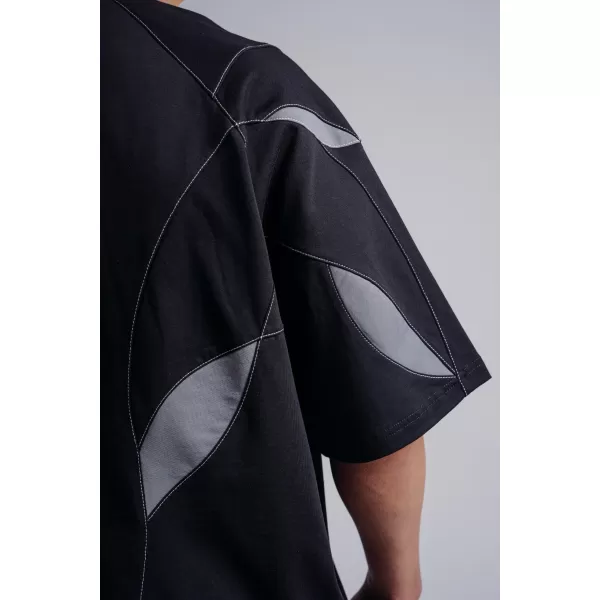  Oversized pump cover tričko NEBBIA PRIMAL 871 BLACK 