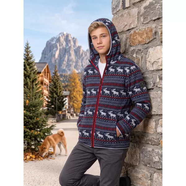 Detský hrejivý sveter ALPINE PRO NORESO MOONLIT OCEAN VARIANT PB 