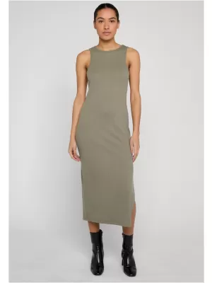 Dámske šaty URBAN CLASSICS TB8276 PALE OLIVE