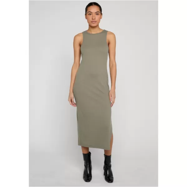  Dámske šaty URBAN CLASSICS TB8276 PALE OLIVE 