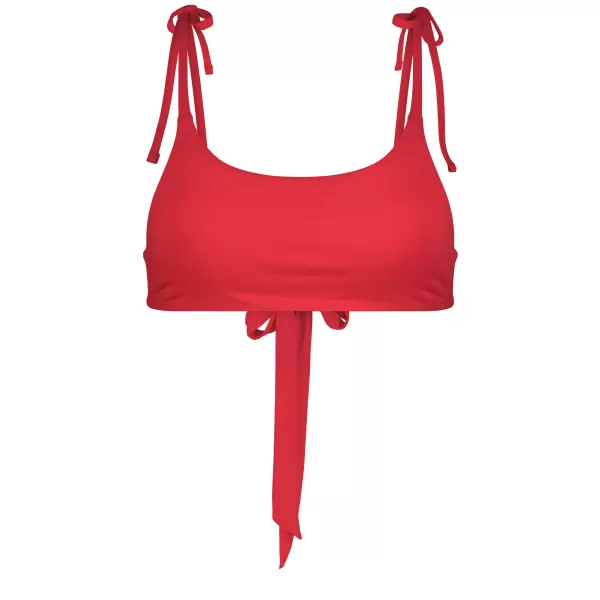  Dámske bikiny - vrchný diel NORDBLANC PRINCESS NBSSS8210 ČERVENÁ 