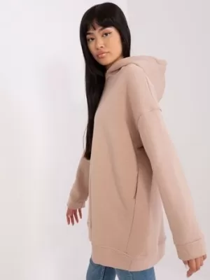Dámska mikina BASIC FEEL GOOD RV-BL-8042.00P DARK BEIGE