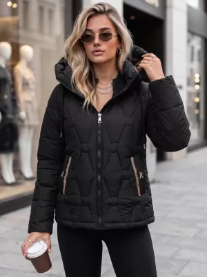 Dámska bunda DSTREET 1 TY5947 ČIERNA
