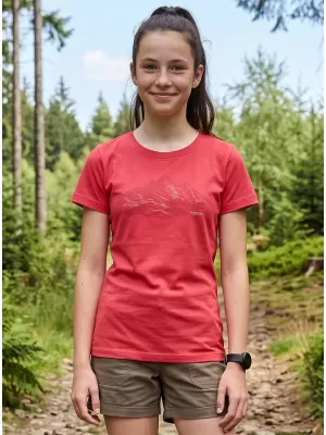 Detské tričko ALPINE PRO ECOMO 4 RASPBERRY VARIANT PA