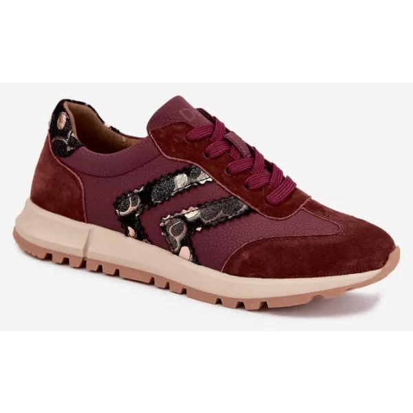  Dámske tenisky D&A GR62-6015 BURGUNDY 