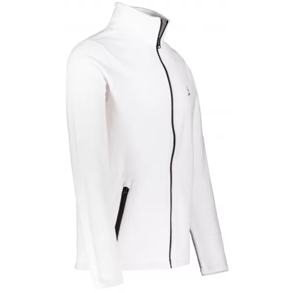 Pánska fleece mikina ALTISPORT ALM002852 BIELA 