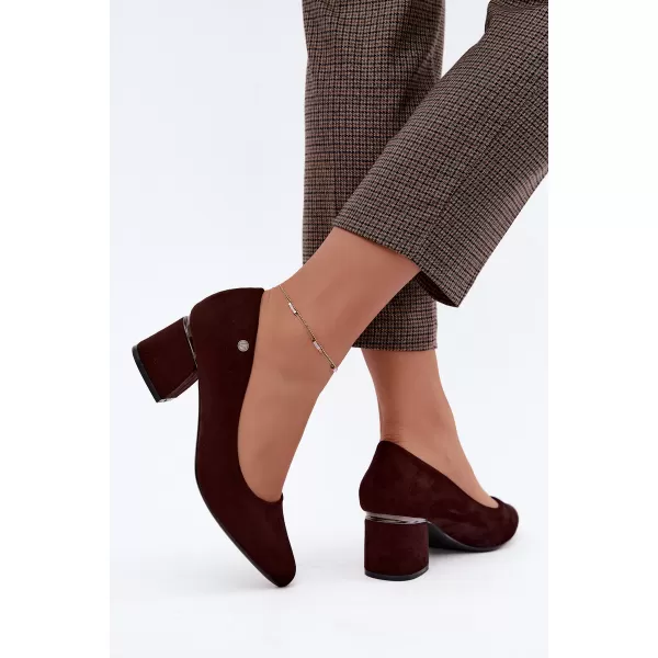  Dámske lodičky VINCEZA 62322 BROWN 