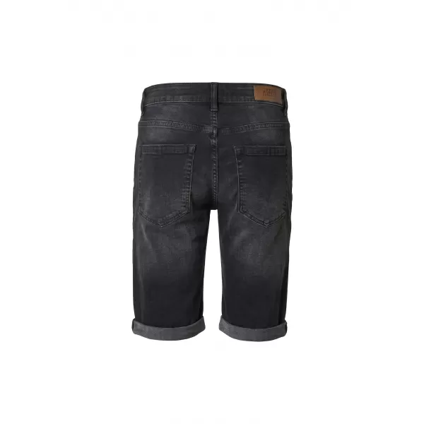  Pánske kraťasy URBAN CLASSICS TB8457 BLACK WASHED 