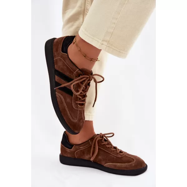  Dámske tenisky BOTO GD-XF-164 BROWN/BLACK 