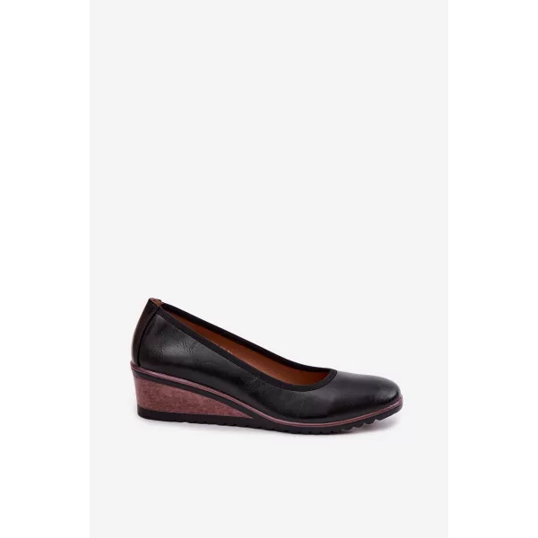  Dámske poltopánky VINCEZA 58628 BLACK 