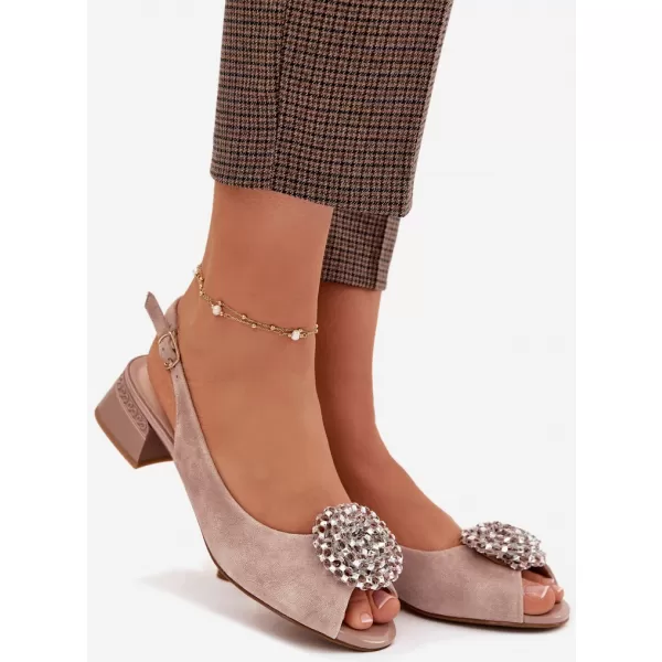  Dámske sandále D&A 41955-19 BEIGE 