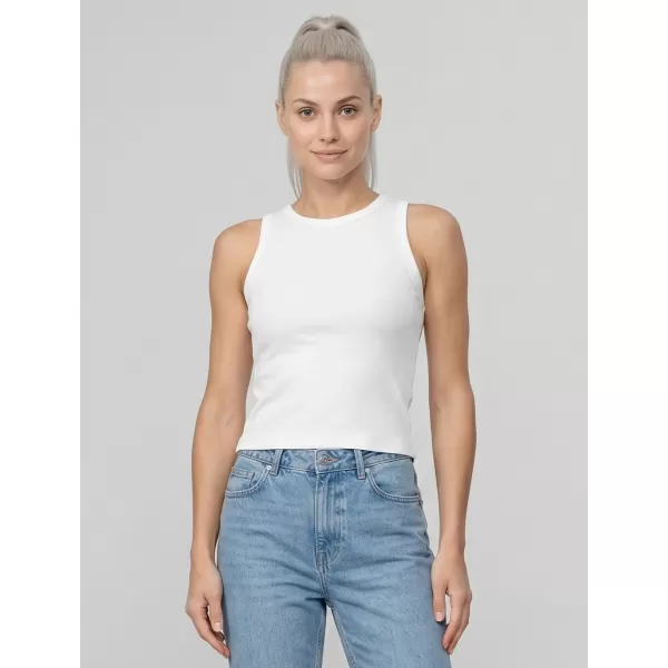  Dámske tielko 4F WMM00TSLEF299 WHITE 