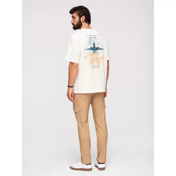  Pánske nohavice OMBRE P1515 LIGHT BROWN 