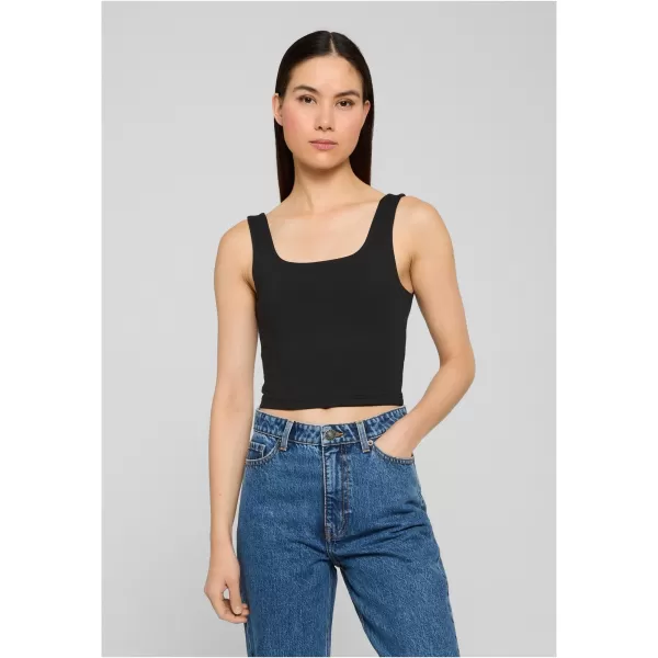  Dámske tielko URBAN CLASSICS TB8349A BLACK/WHITE 