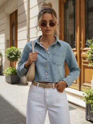 Dámska bunda DSTREET TY5692 MODRÁ