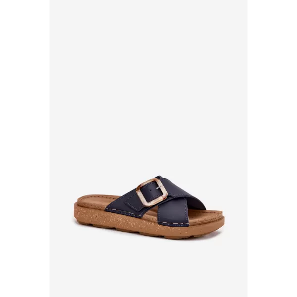  Dámske šľapky INBLU ED0003IU BLUE 