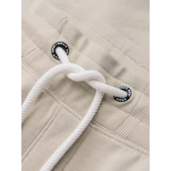  Pánske tepláky OMBRE OM-PABS-0305 LIGHT BEIGE 