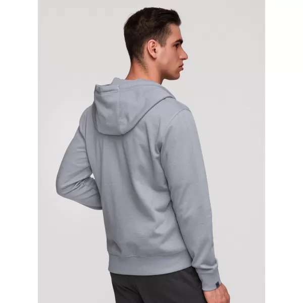  Pánska mikina OMBRE OM-SSZP-0256 GREY 