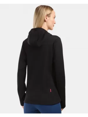 Dámska fleece mikina KILPI SEVELEN-W 1L0203KI ČIERNA