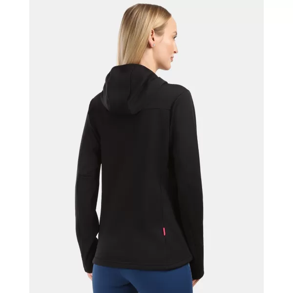  Dámska fleece mikina KILPI SEVELEN-W 1L0203KI ČIERNA 