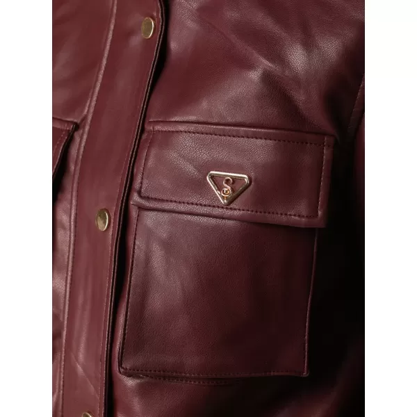  Dámska bunda DSTREET TY5873 BORDO 