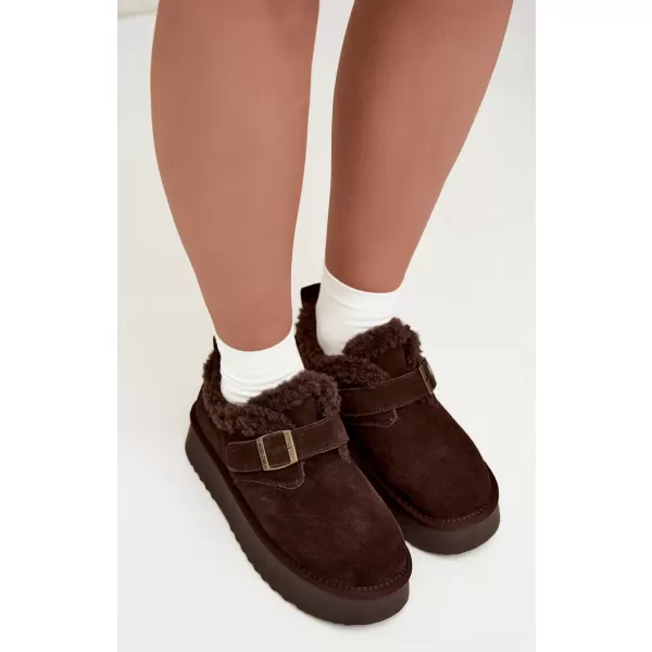  Dámske snehule BIG STAR SHOES UU274319 BROWN/BEIGE 