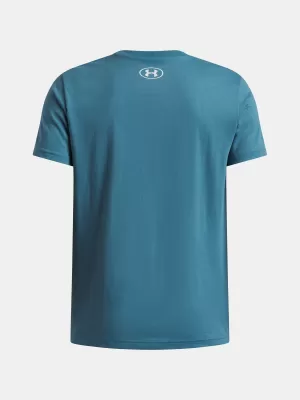Chlapčenské tričko UNDER ARMOUR B SPORTSTYLE LC SS 1389962-466 MODRÁ